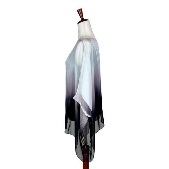 Women's Dressy Silk Blouse Flowy Made in Italy by Bella Amore One Size NWT - Picture 3 of 6